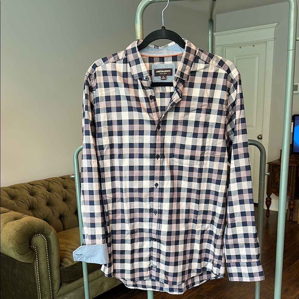 Men's Cotton Button Collar Shirt